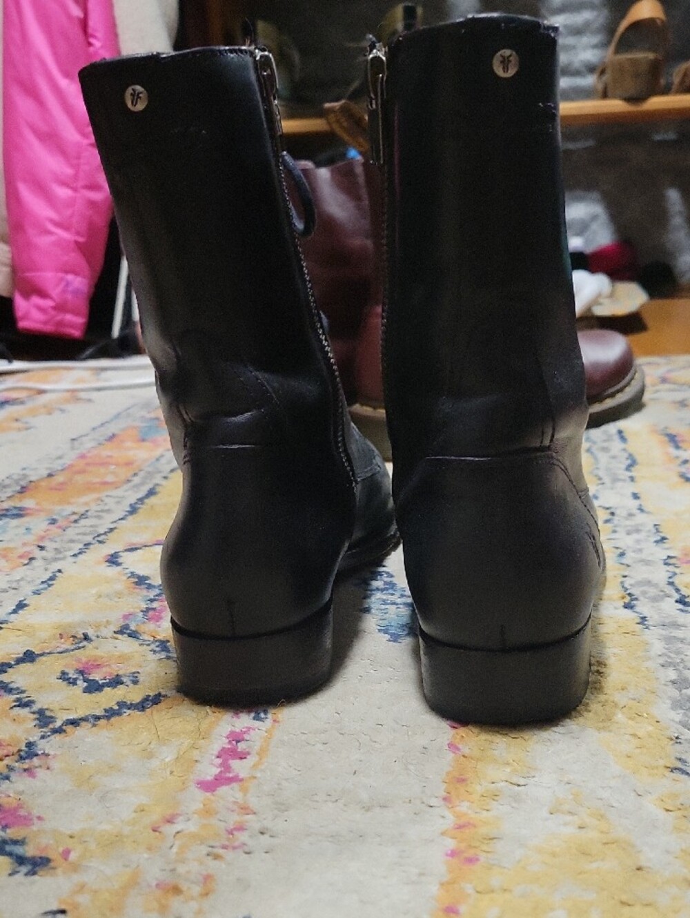 Frye Leather Combat Boots - Picture 8 of 9